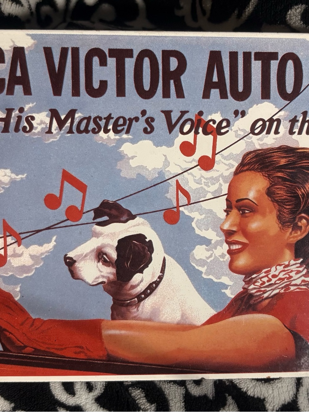 RCA Victor Auto Stereo Wall Art